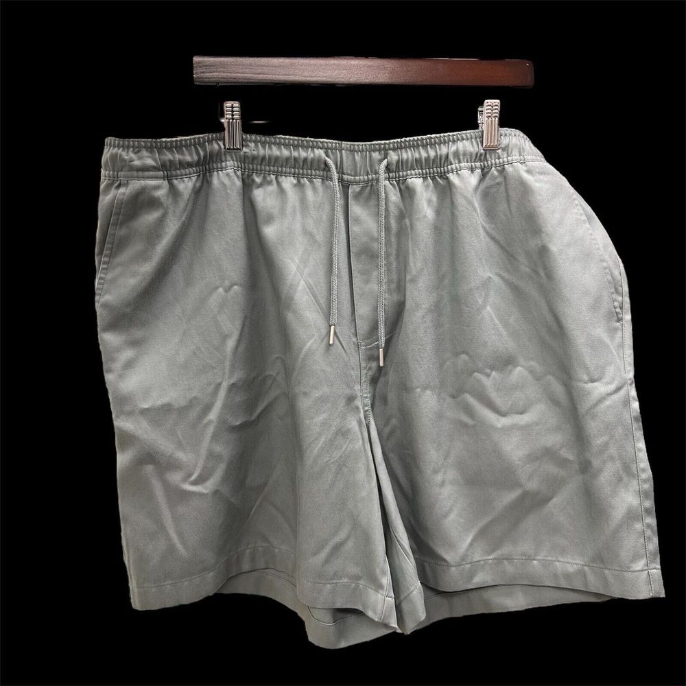 Daniel Hechter Paris Mens XXL Casual Elastic Waist‎ Shorts Lyocell Blend - 413